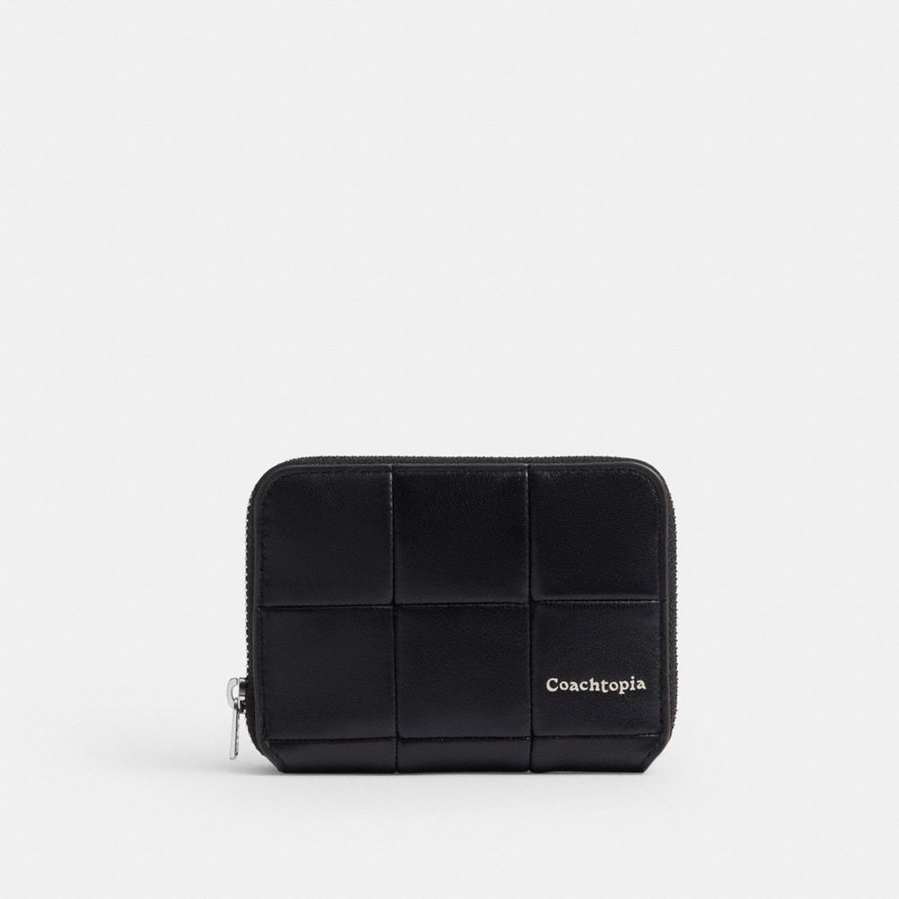 Coach Zip Around Wallet In Upcrafted Leather In Black