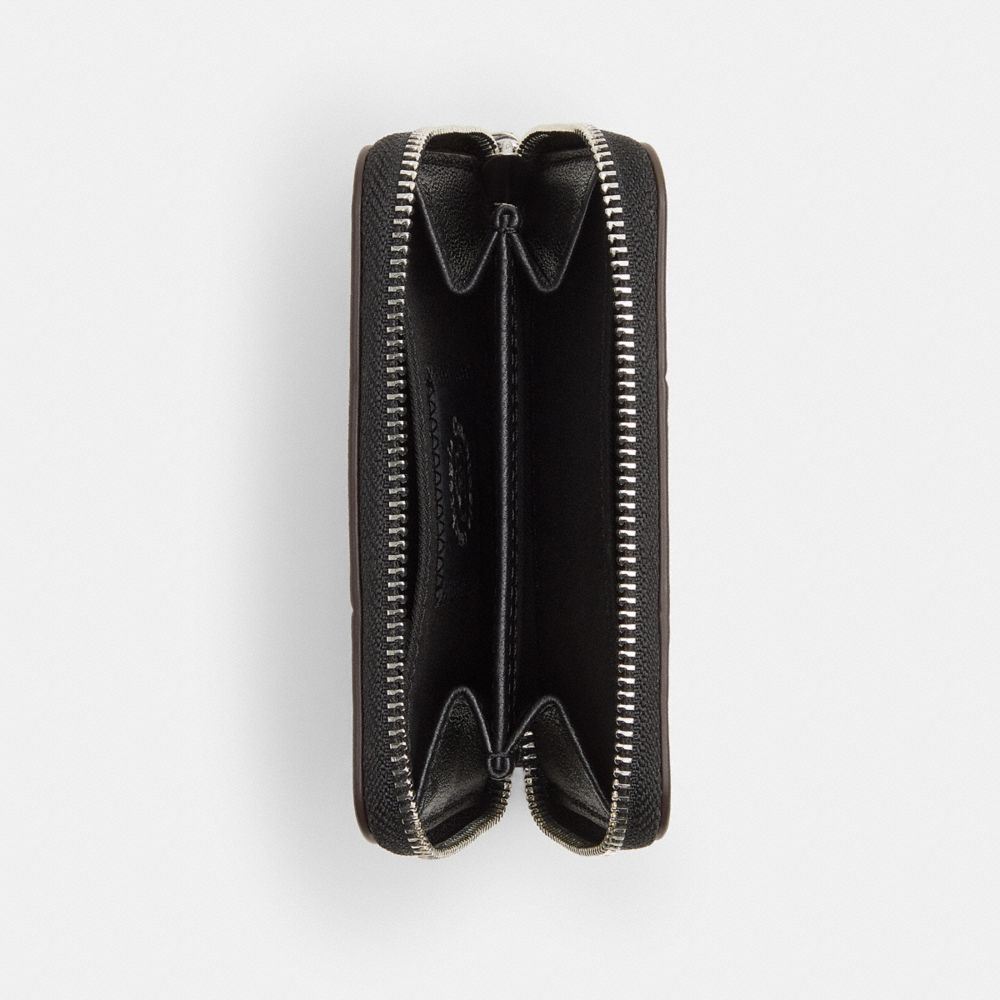 Coach Zip Around Wallet In Upcrafted Leather In Black