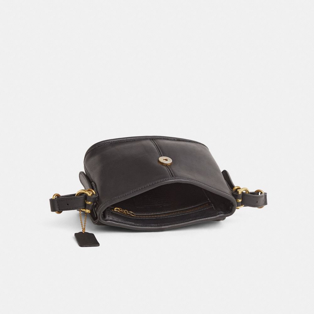 Vintage Equestrian Small Flap Bag