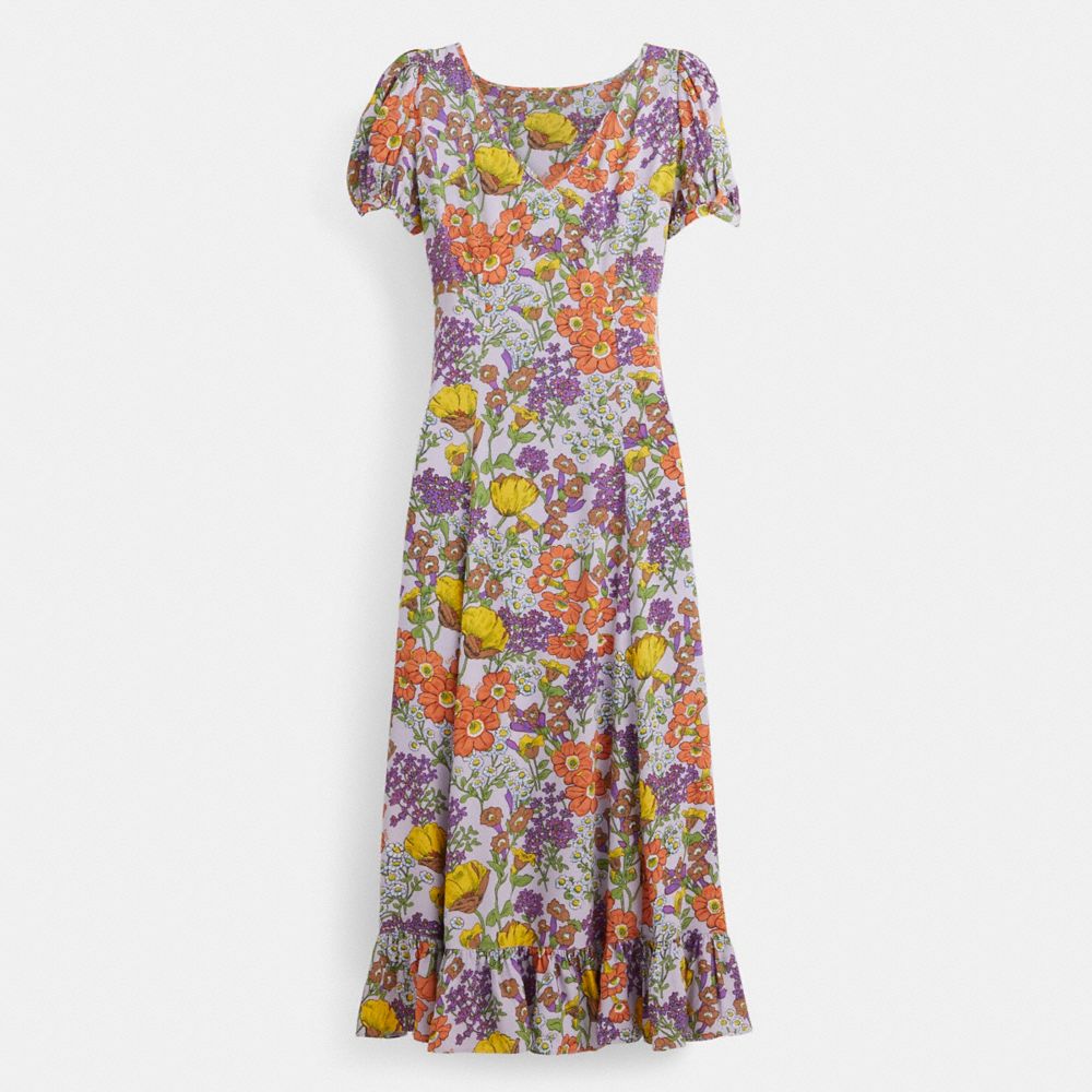 Restored Floral Midi Dress