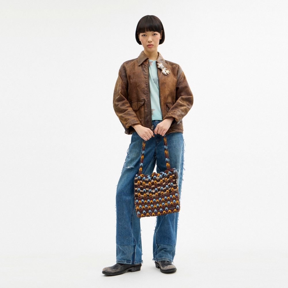 COACH®,Link Shoulder Bag,,Detail View