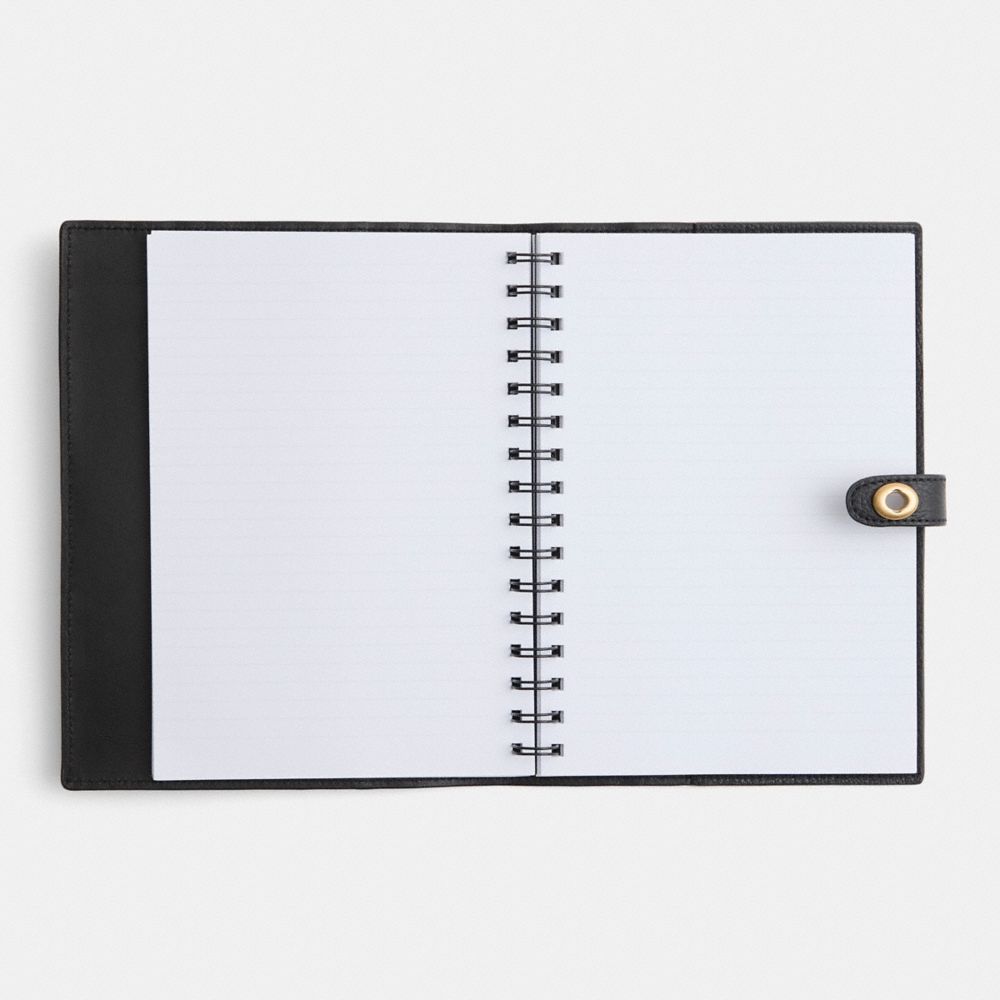 COACH®,Remade Notebook,,Inside View,Top View