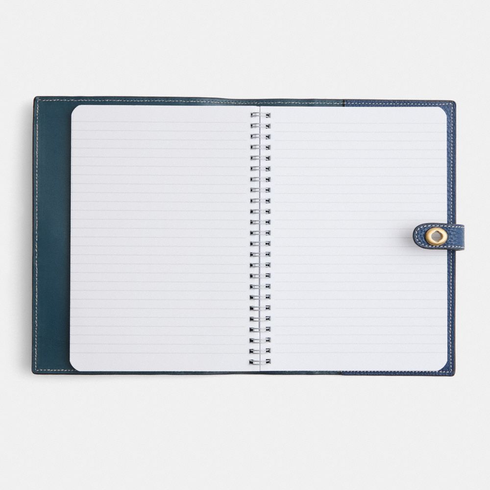 COACH®,Remade Notebook,,Inside View,Top View