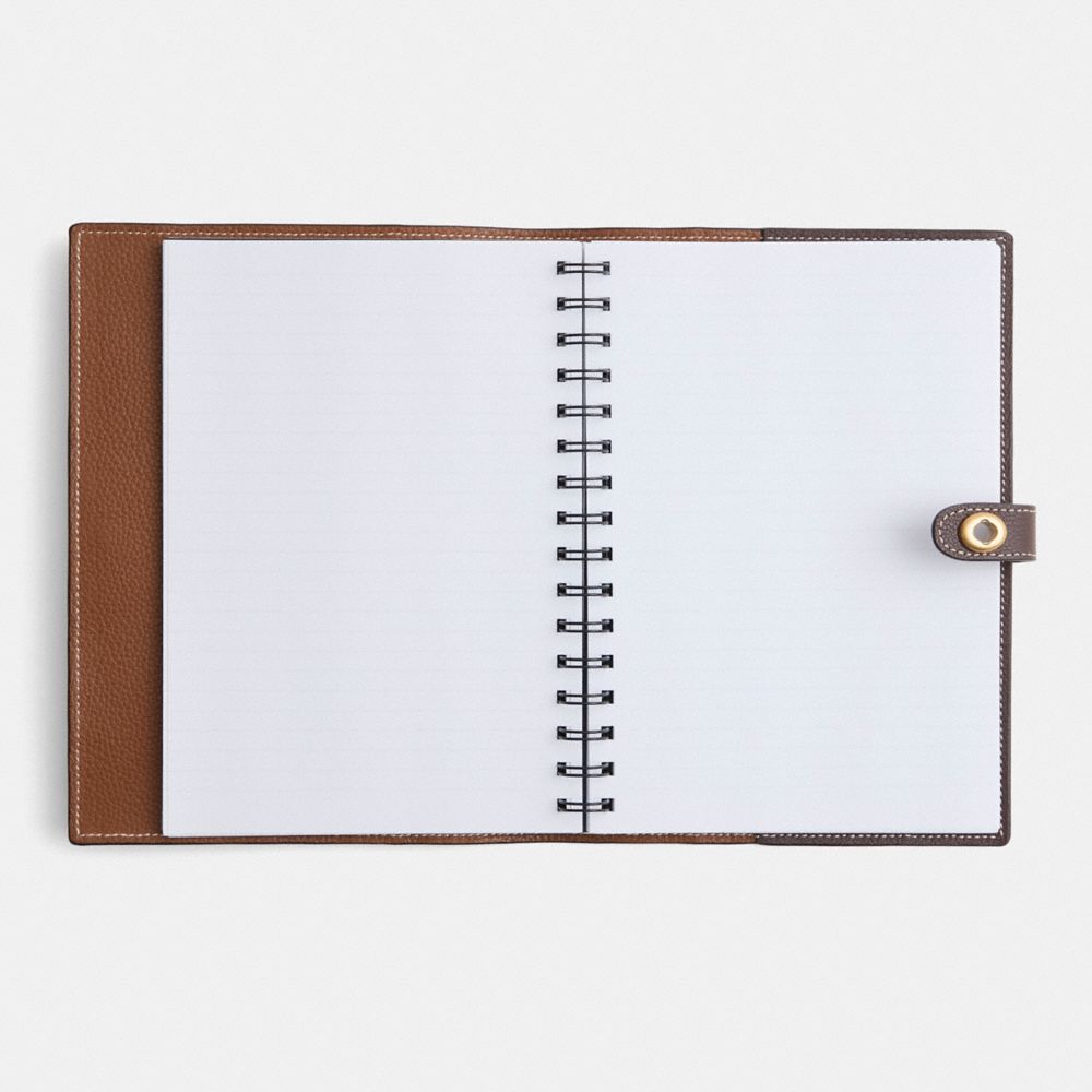 COACH®,Remade Notebook,,Inside View,Top View