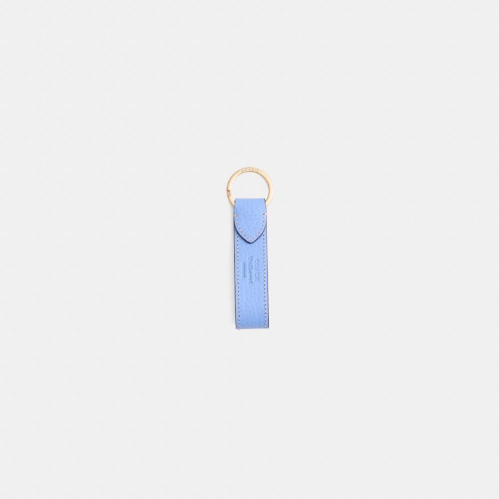 Coach Remade Loop Key Ring In Multi
