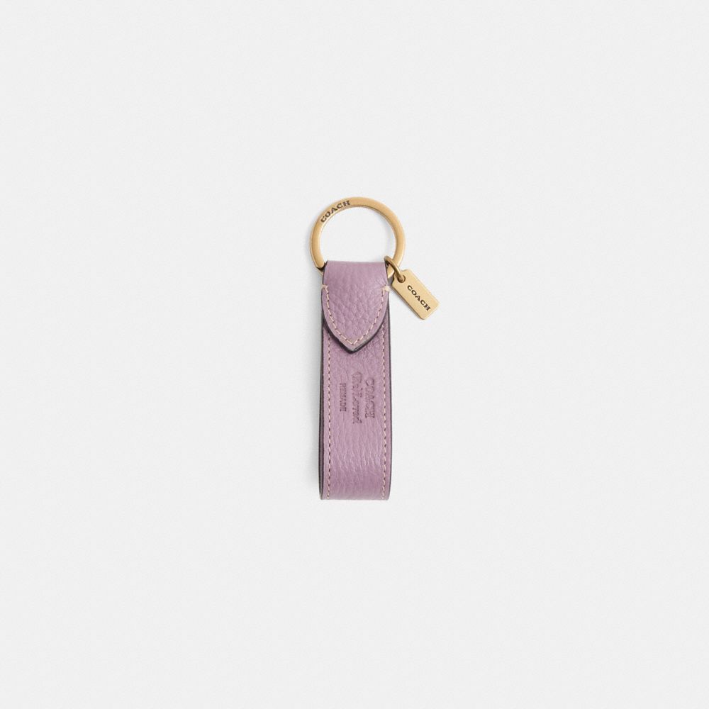 COACH®,Remade Loop Key Ring,Key Chain,,Front View