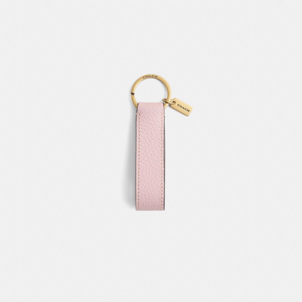 COACH®,Remade Loop Key Ring,Key Chain,,Front View