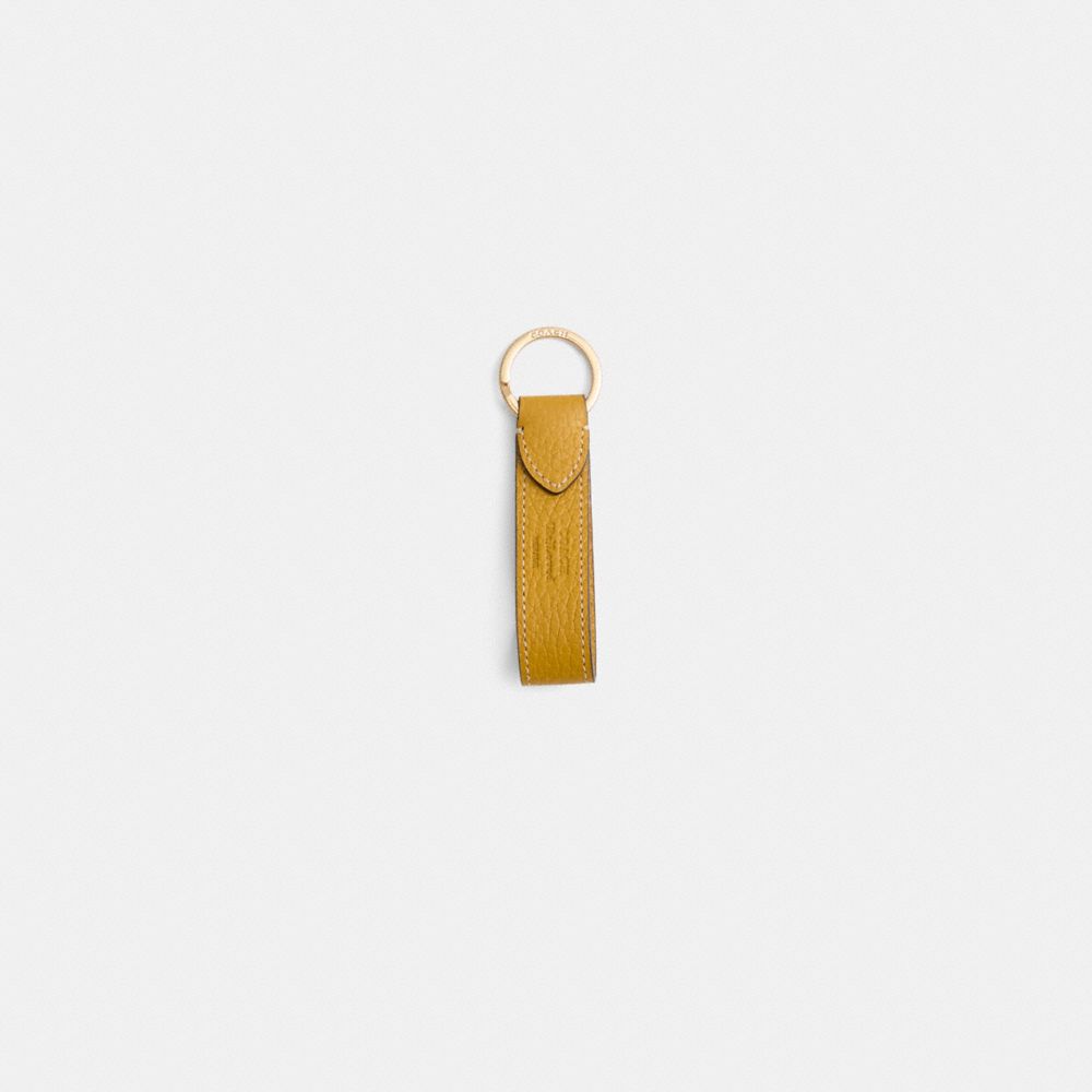 Coach Remade Loop Key Ring In Multi