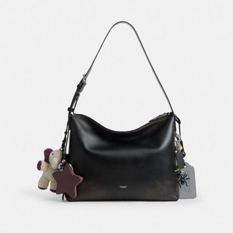 Мужские сумки Coach Mott Messenger 38 In Loved Leather With Charms