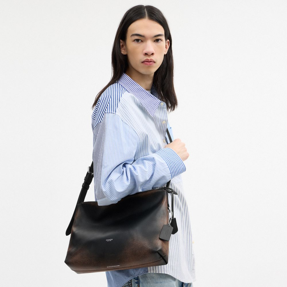 Coach Mott Messenger Bag 33 In Loved Leather — фото 5