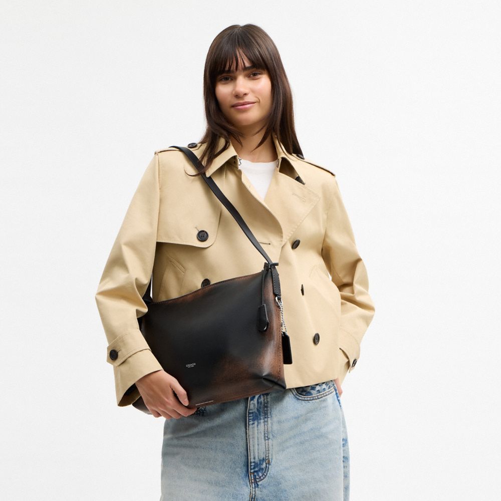 Coach Mott Messenger Bag 33 In Loved Leather — фото 6