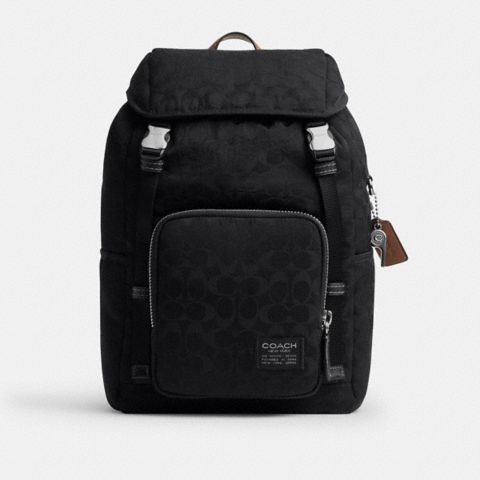 Рюкзак Coach Logan Backpack In Signature Nylon