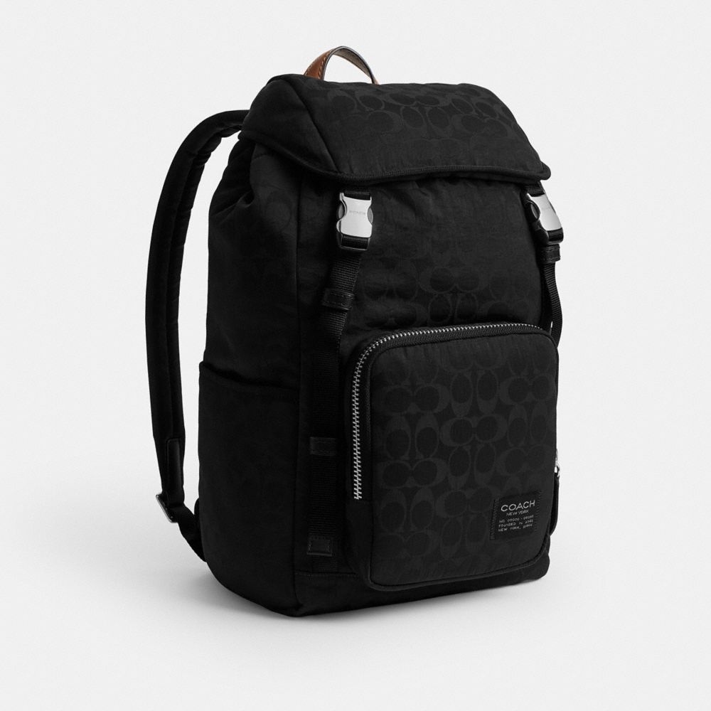 Рюкзак Coach Logan Backpack In Signature Nylon — фото 2