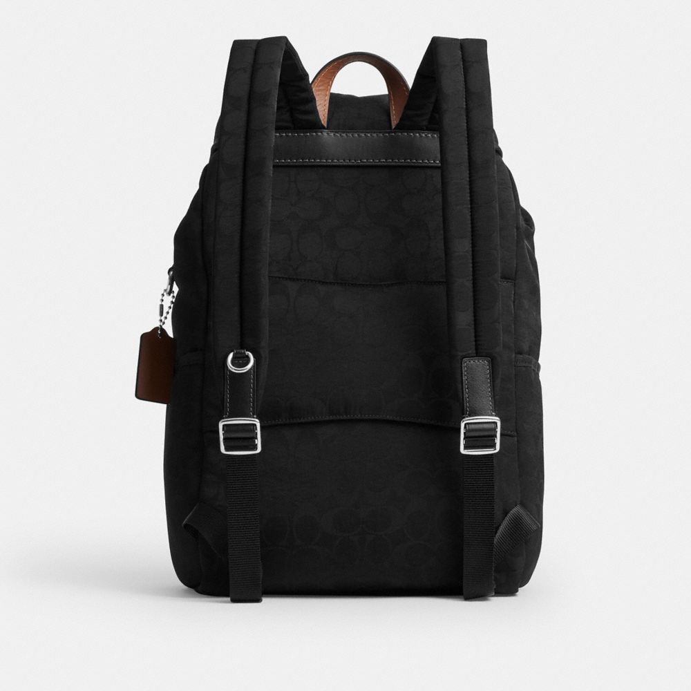 Рюкзак Coach Logan Backpack In Signature Nylon — фото 3