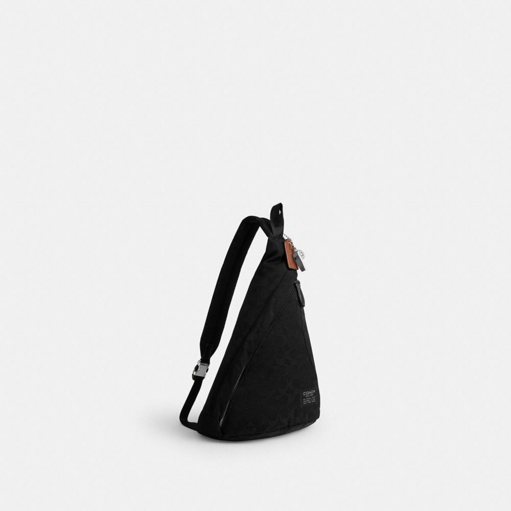 Coach Lachlan Sling In Signature Nylon — фото 2