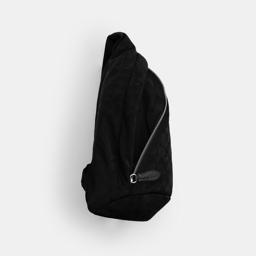 Coach Lachlan Sling In Signature Nylon — фото 4