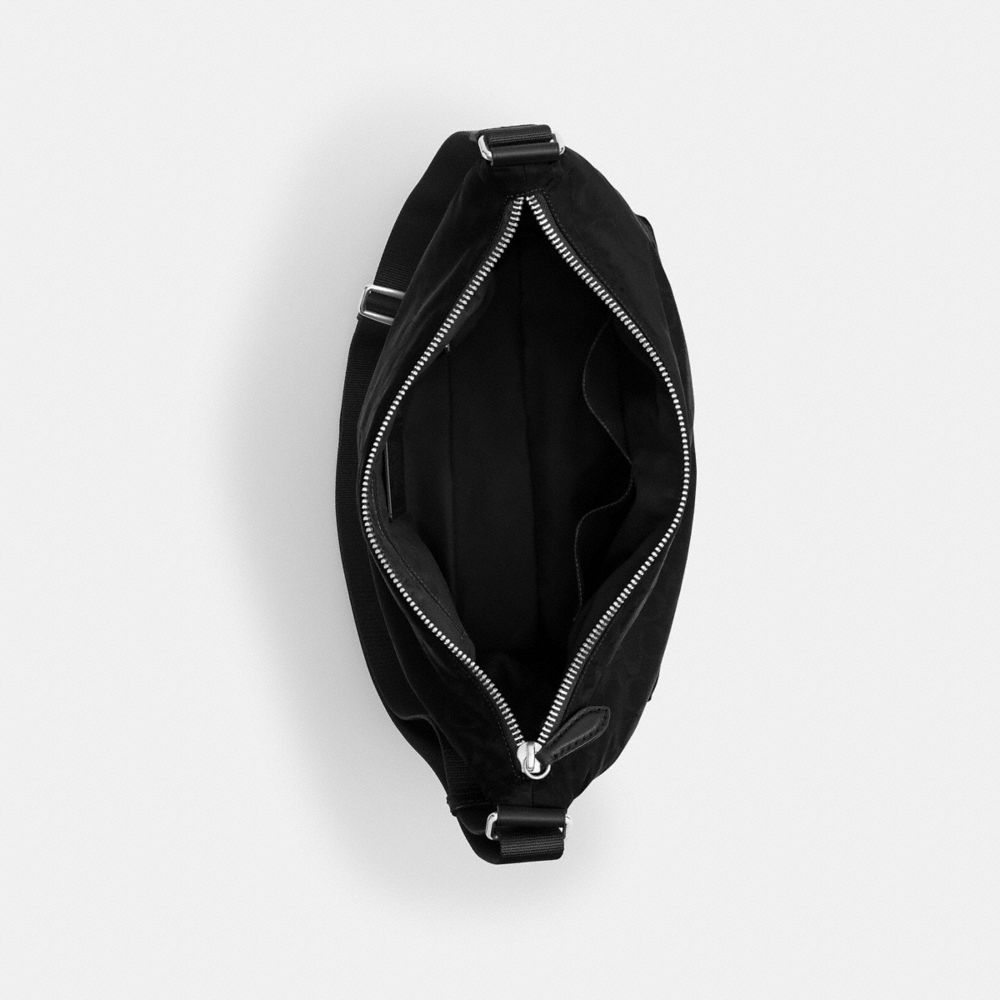 COACH®,Leo Crossbody In Signature Nylon,,Inside View,Top View