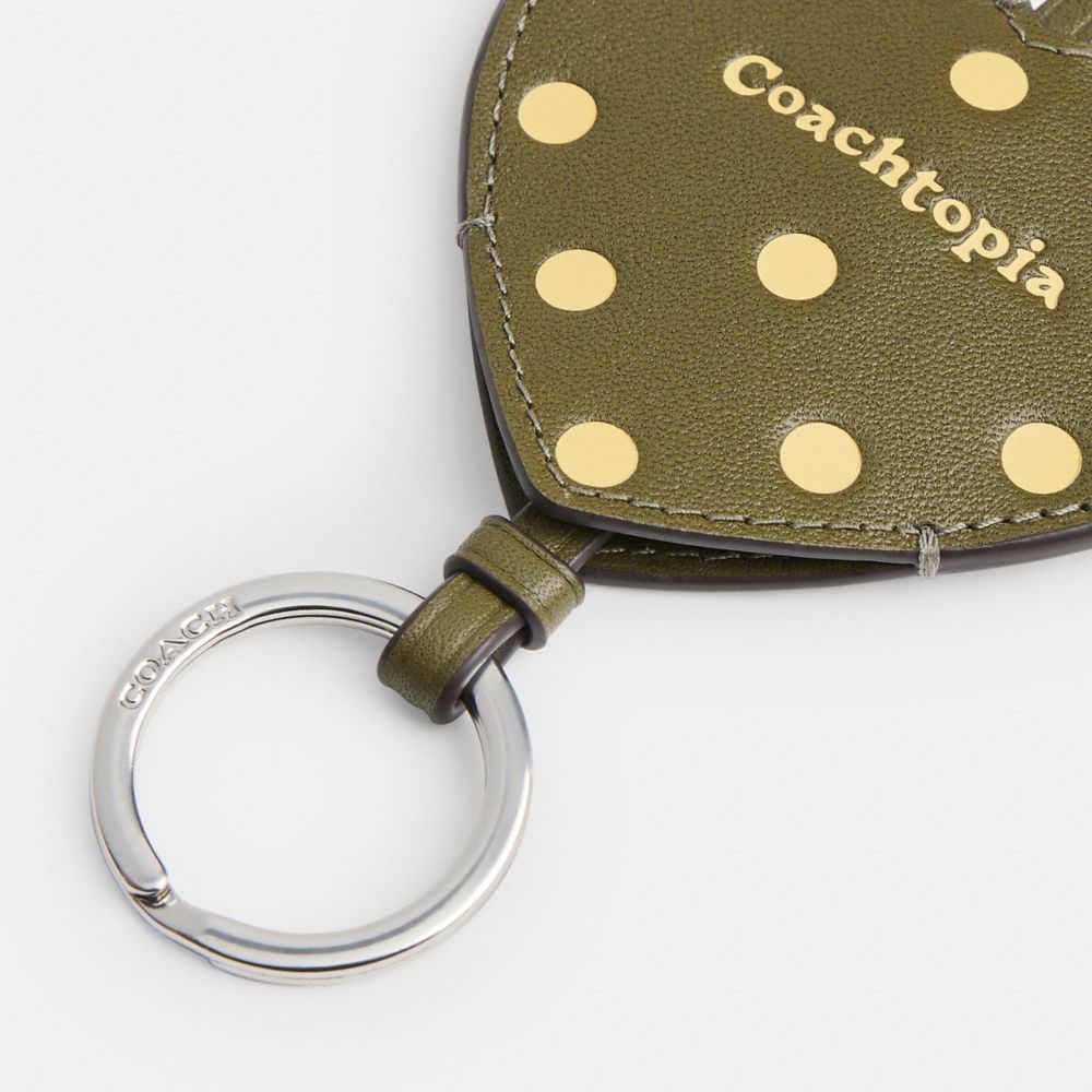 COACH®,Heart Bag Charm,,Closer View