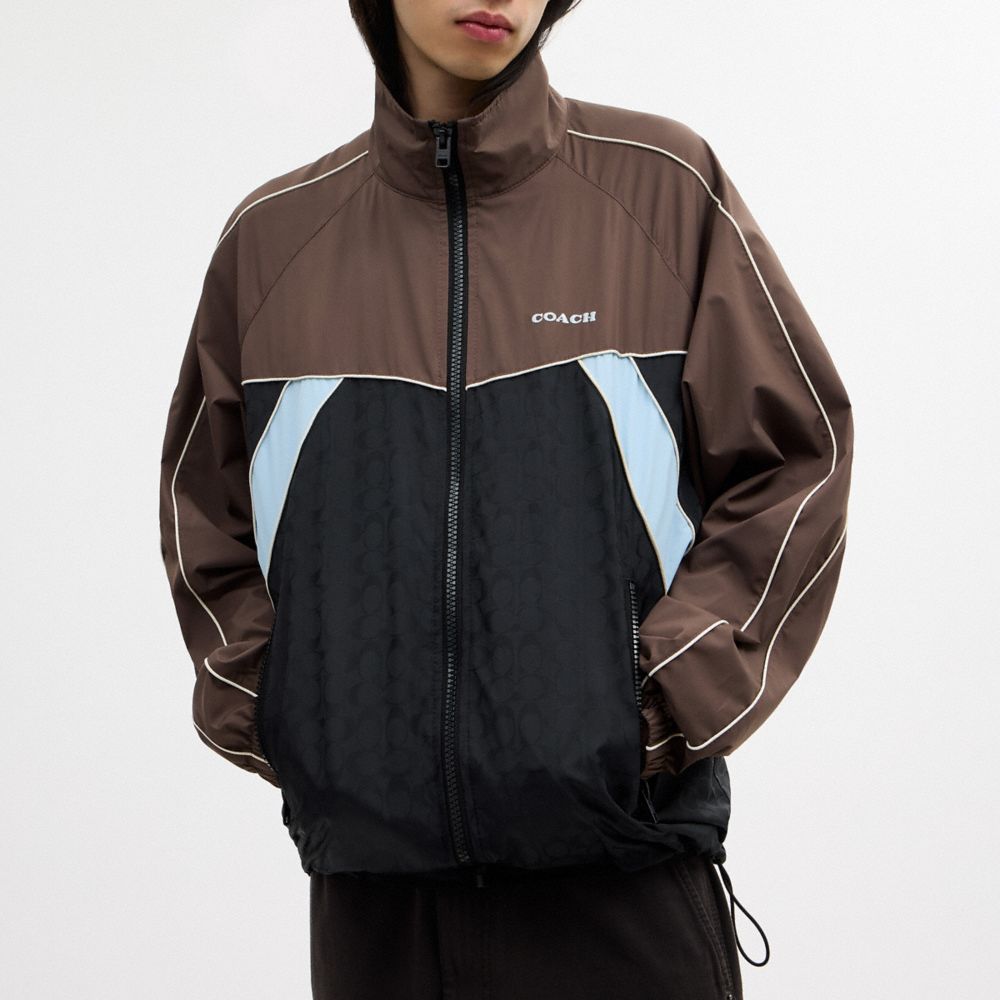 Мужские куртки Coach Track Jacket In Recycled Polyester — фото 5