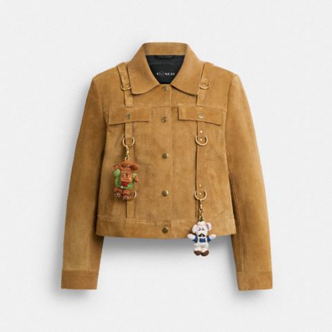 Женские куртки Coach | Brain Dead Suede Strap Jacket