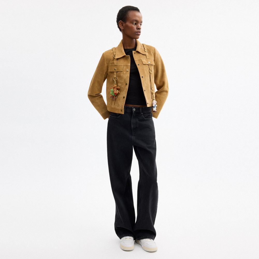 Женские куртки Coach | Brain Dead Suede Strap Jacket — фото 3