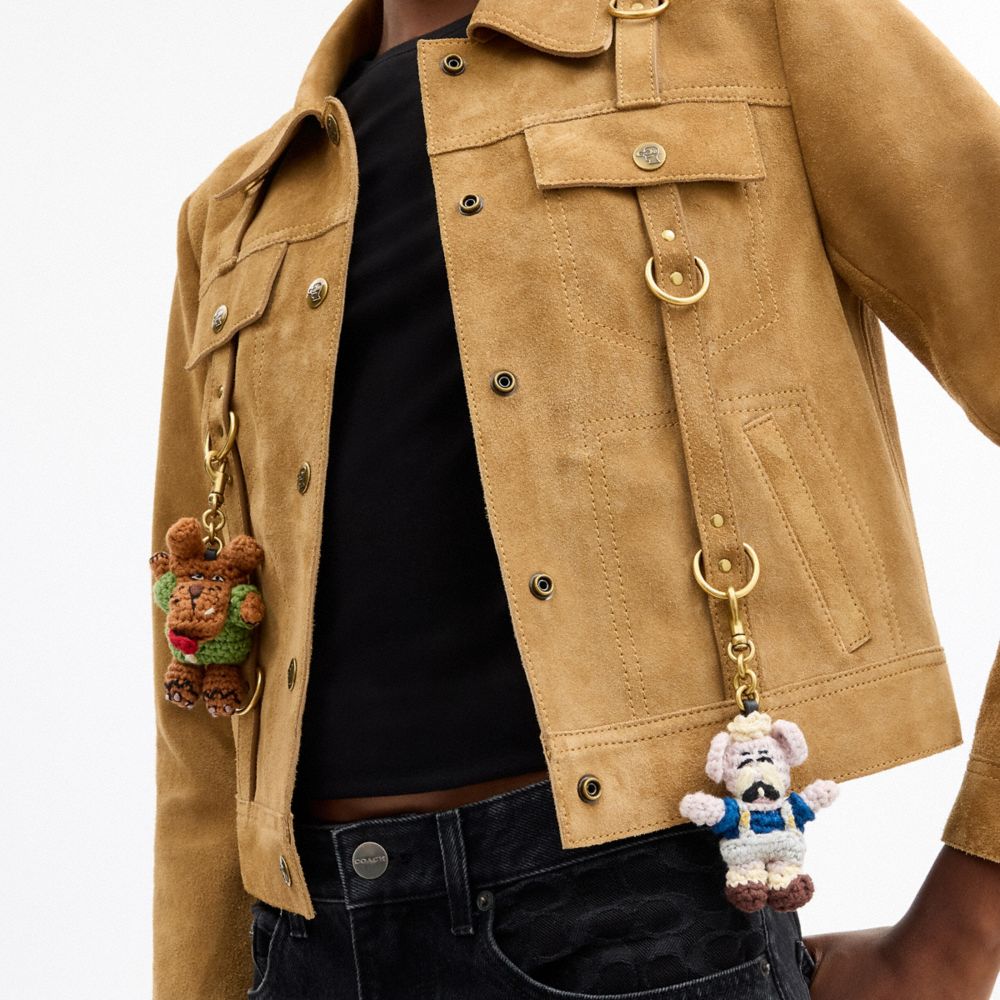 Женские куртки Coach | Brain Dead Suede Strap Jacket — фото 6