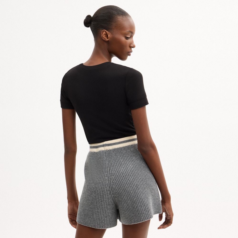 Женские шорты Coach Heritage C Knit Shorts — фото 3