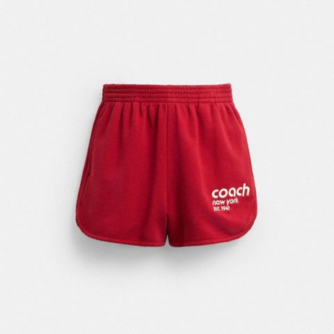 Женские шорты Coach Terry Sport Shorts In Organic Cotton