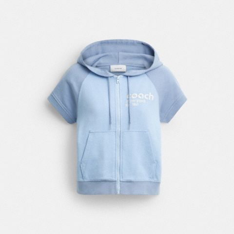 Женские худи Coach Short Sleeve Shrunken In Organic Cotton