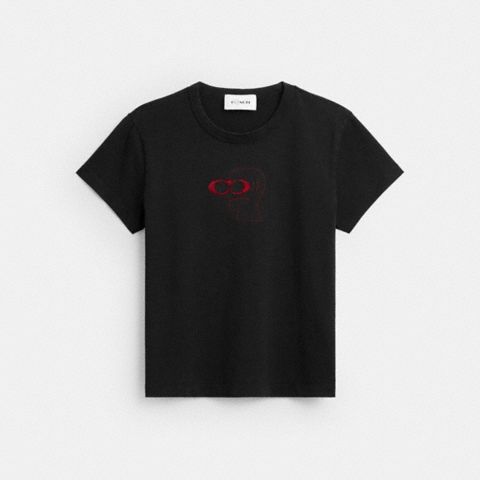 Женские футболки Coach Brain Dead 90's T-Shirt In Organic Cotton