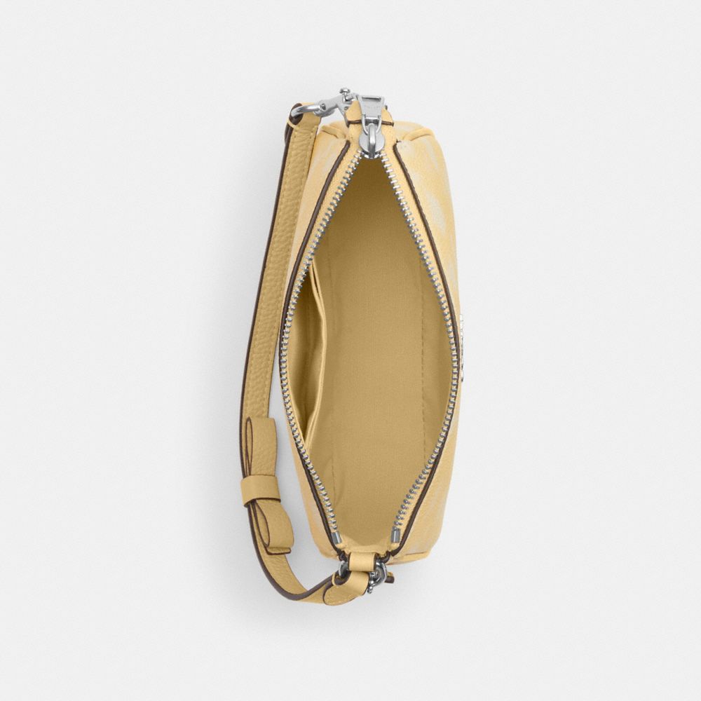 COACH®,Nolita 19 With Floral Print And Bow,,Inside View,Top View