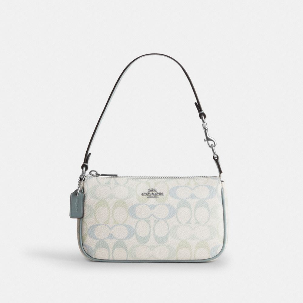 COACH®,Nolita 19 In Pretty Signature Canvas,,Front View