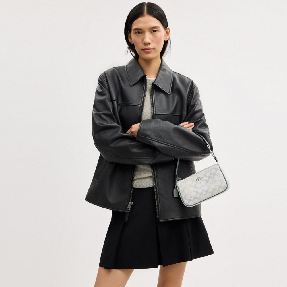 COACH®,Nolita 19 In Signature Canvas,,Detail View