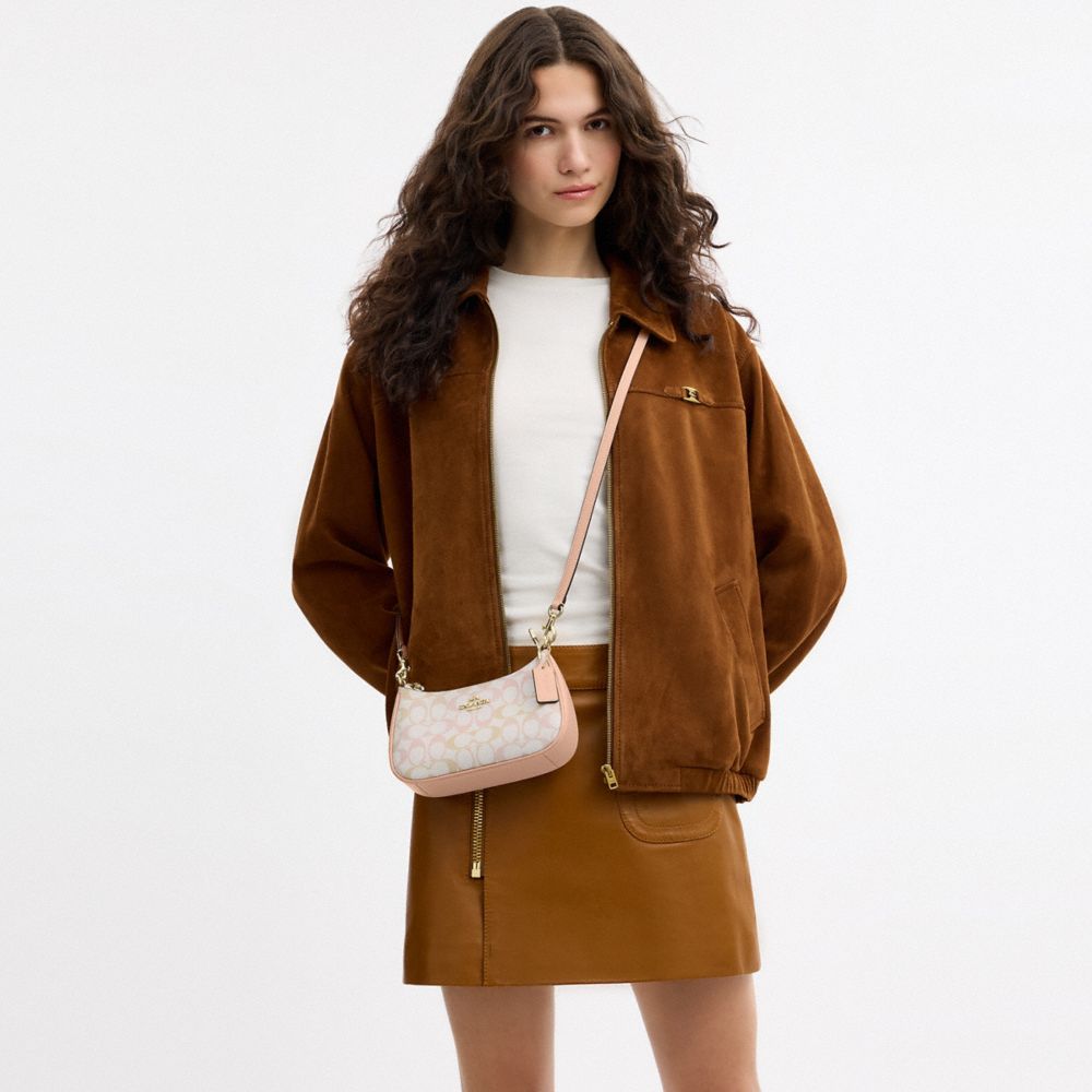 COACH®,Teri Mini Crossbody Bag In Signature Canvas,