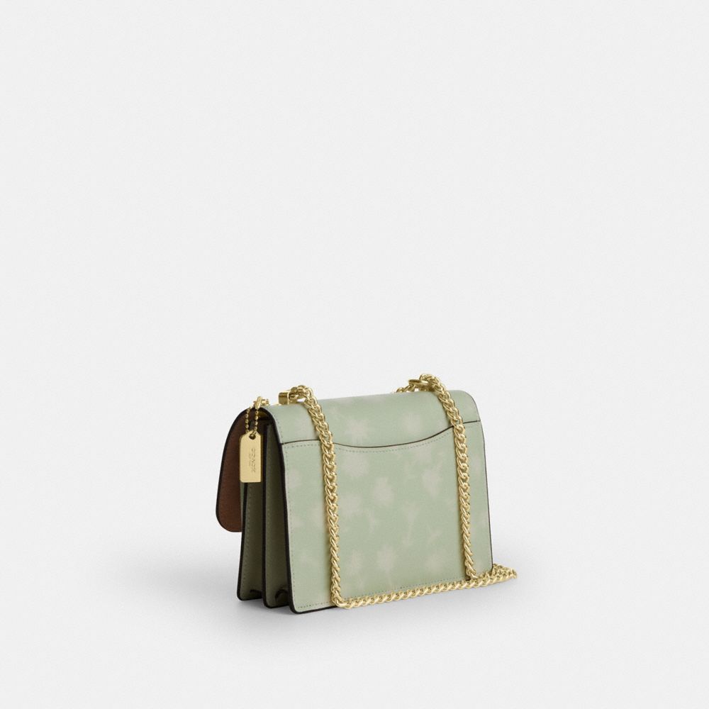 COACH®,Mini Klare Crossbody Bag With Floral Print,,Angle View