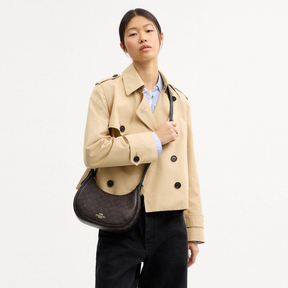 COACH®,Emily Shoulder Bag In Signature Canvas,
