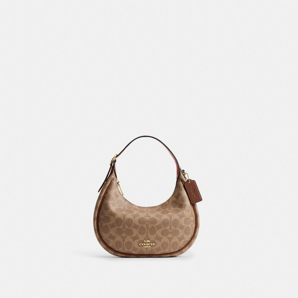 COACH®,Emily Shoulder Bag In Signature Canvas,,Front View
