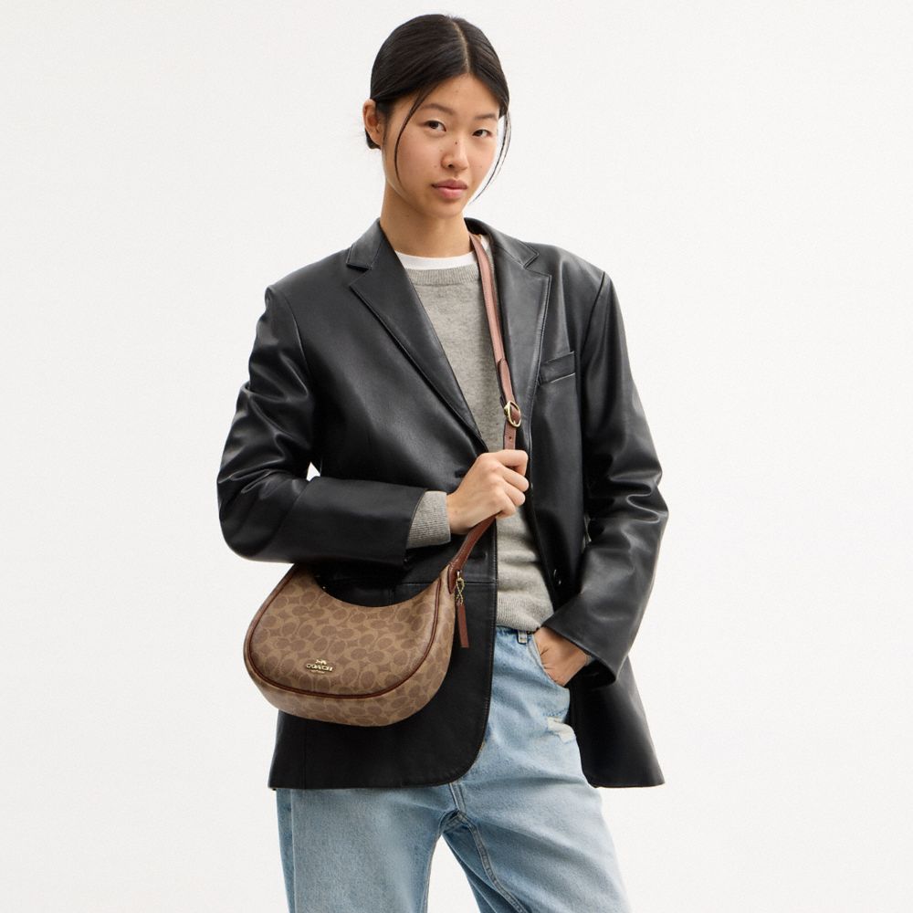 COACH®,Emily Shoulder Bag In Signature Canvas,