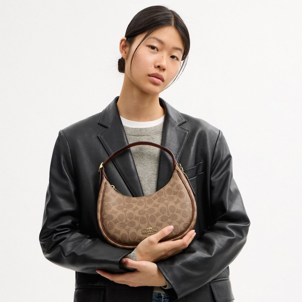 COACH®,Emily Shoulder Bag In Signature Canvas,,Detail View