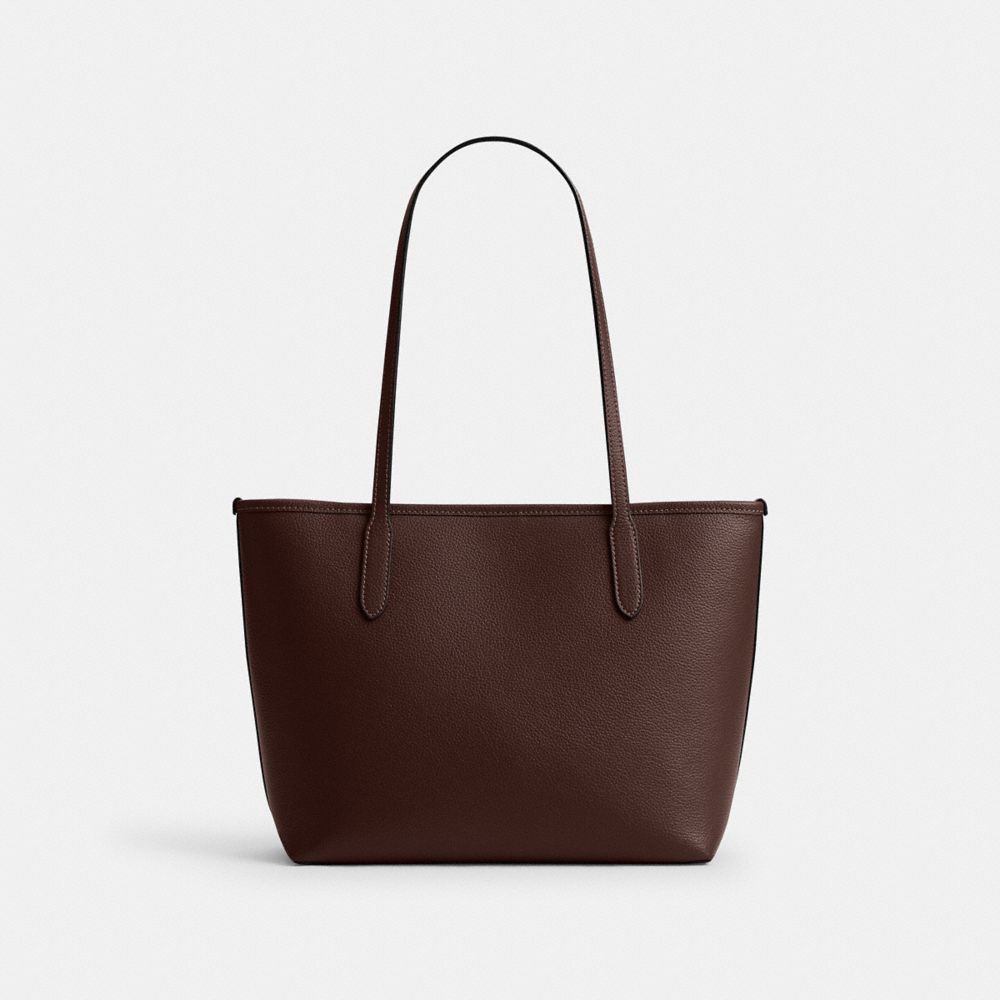 COACH®,Medium City Tote Bag,,Back View