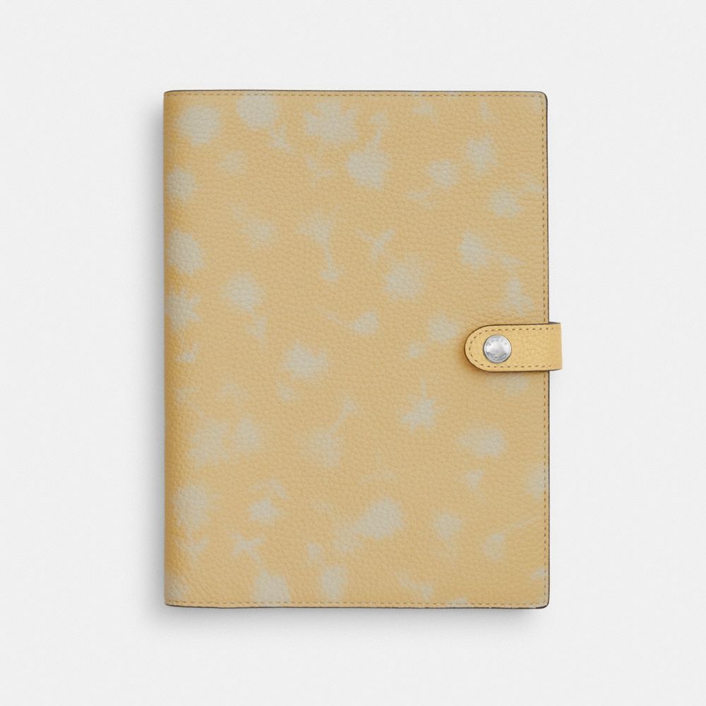 COACH®,Argent/Jaune Délavé,Front View