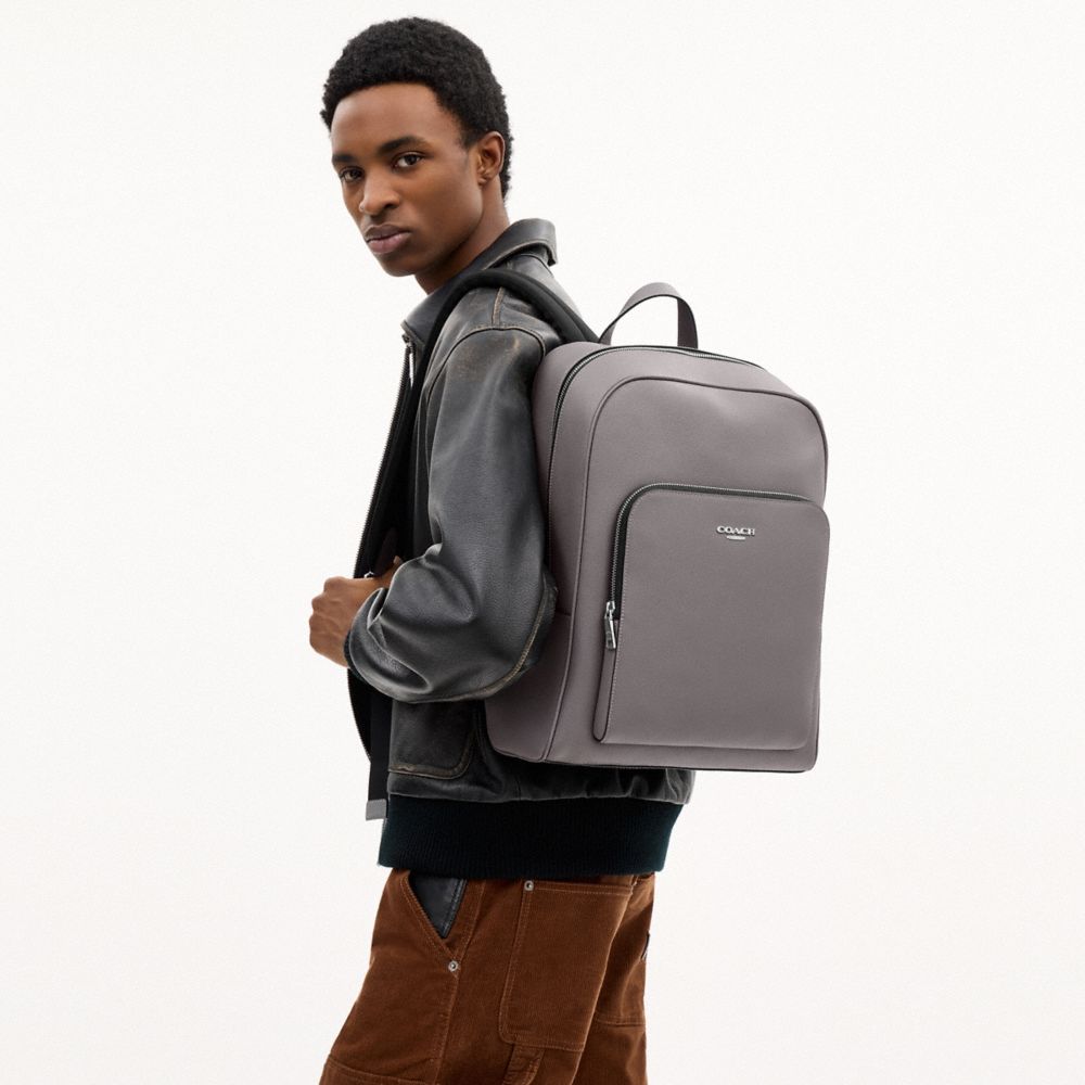 COACH®,Argent/Graphite,Detail View