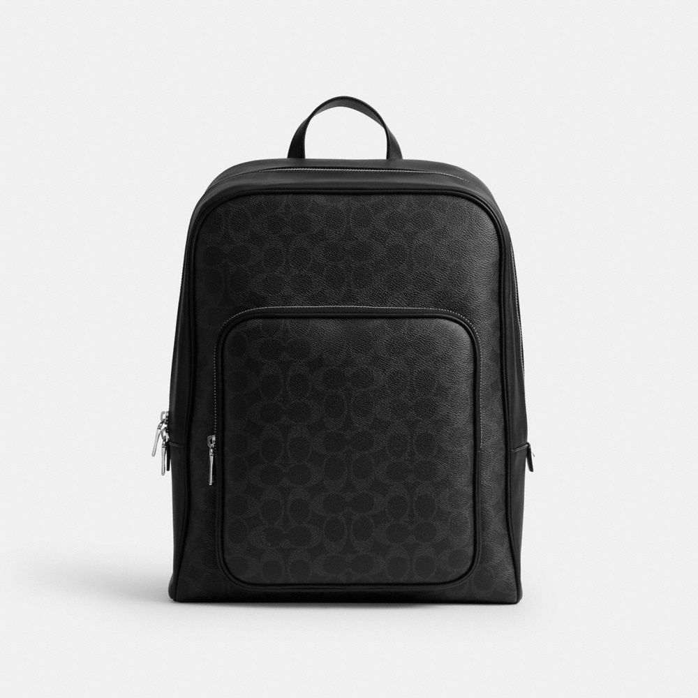 COACH®,Argent/Noir Exclusif,Front View