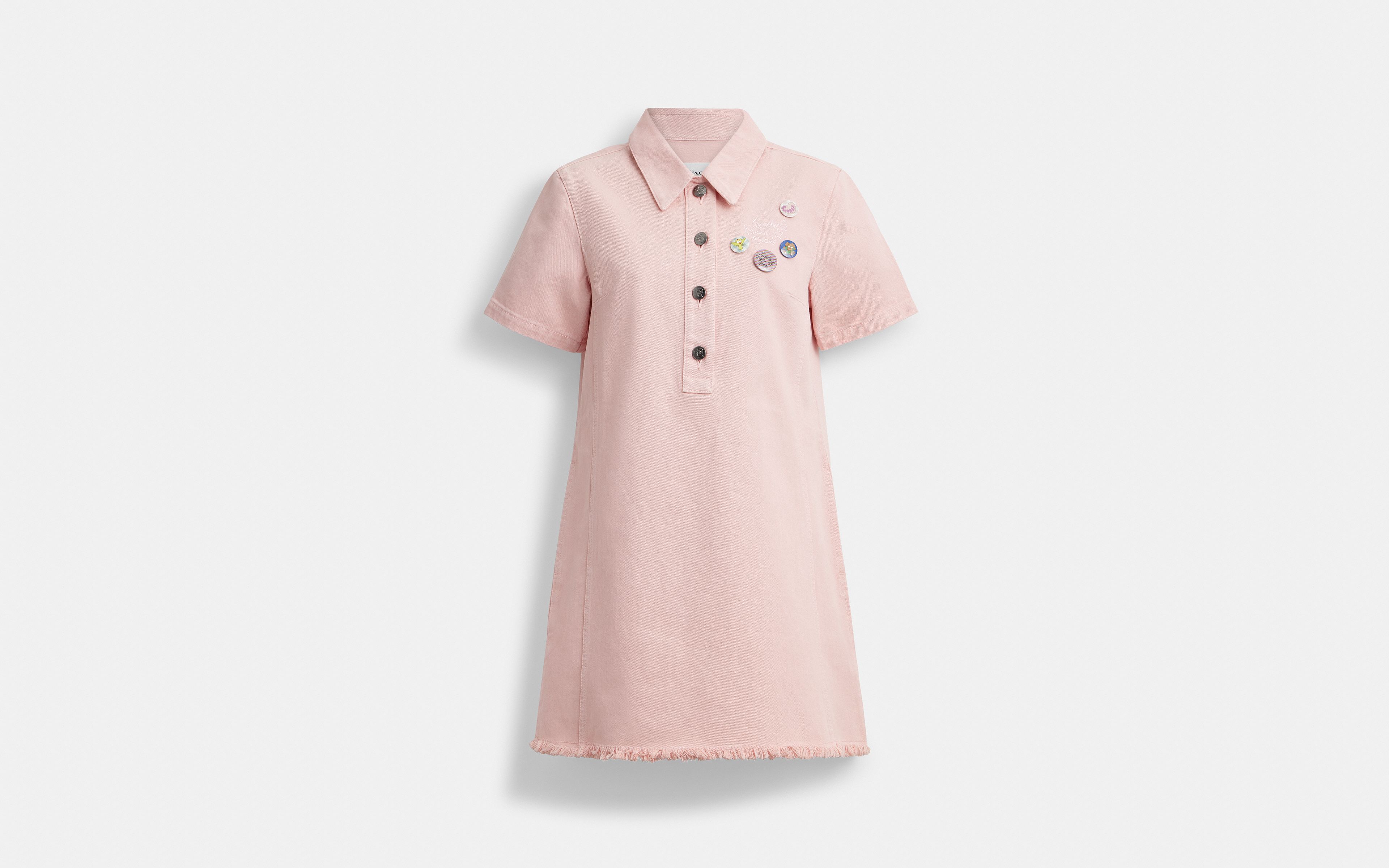 Coach | Brain Dead Short Sleeve Denim Mini Dress