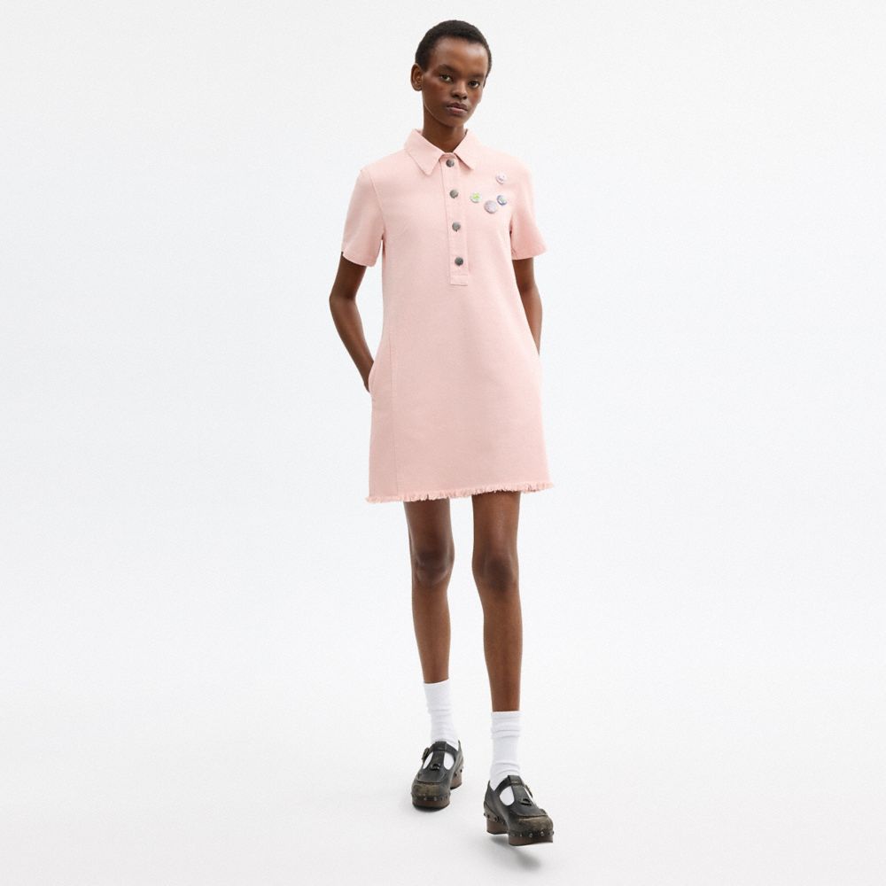 Женские платья Coach | Brain Dead Short Sleeve Denim Mini Dress — фото 2