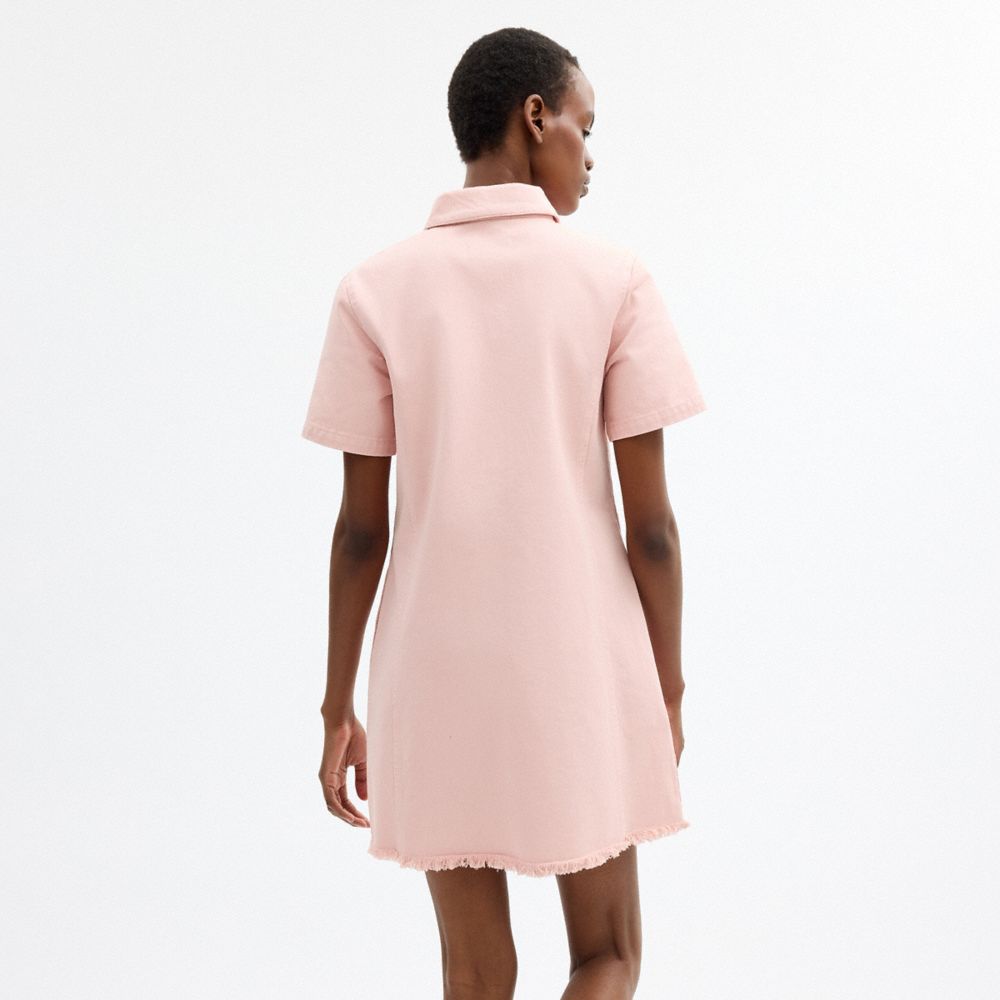 Женские платья Coach | Brain Dead Short Sleeve Denim Mini Dress — фото 3
