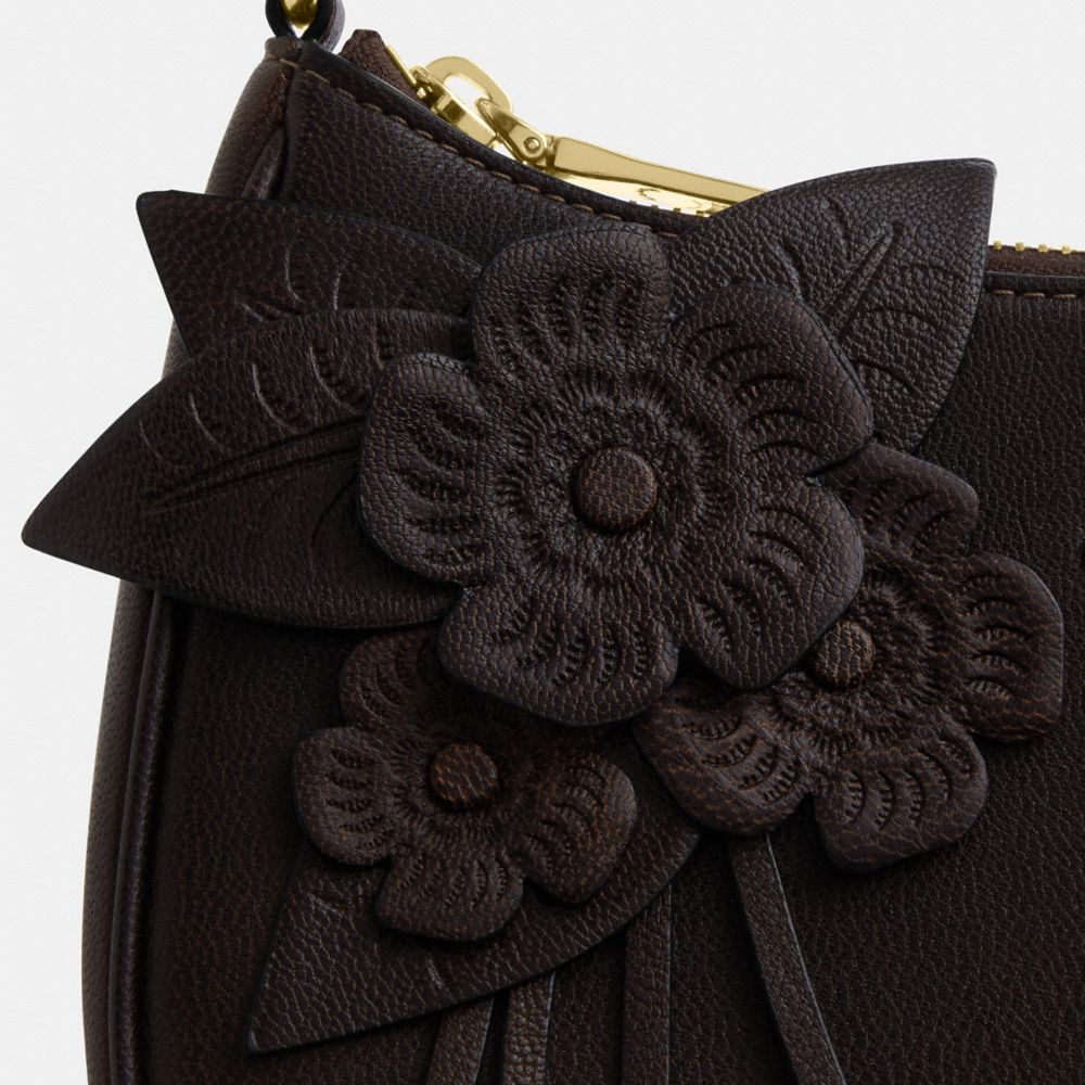 Teri Shoulder Bag With Floral Applique