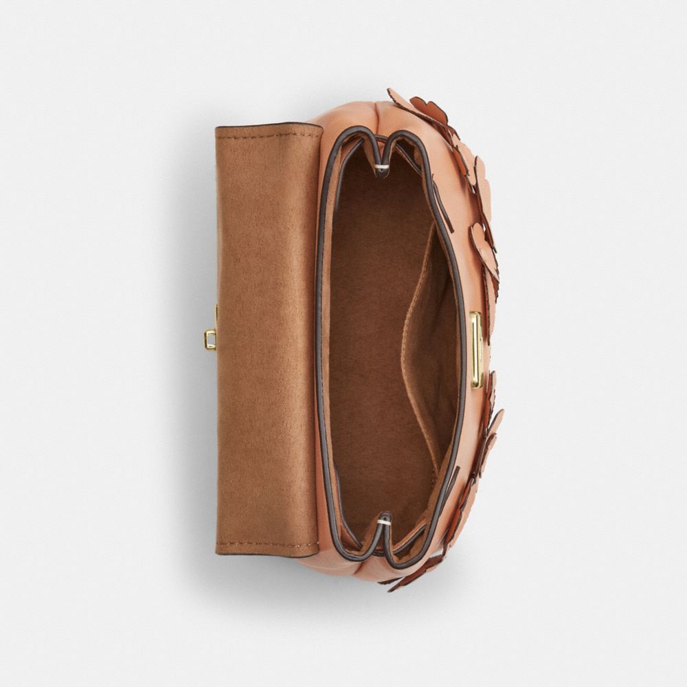 Emory Top Handle Bag With Floral Applique