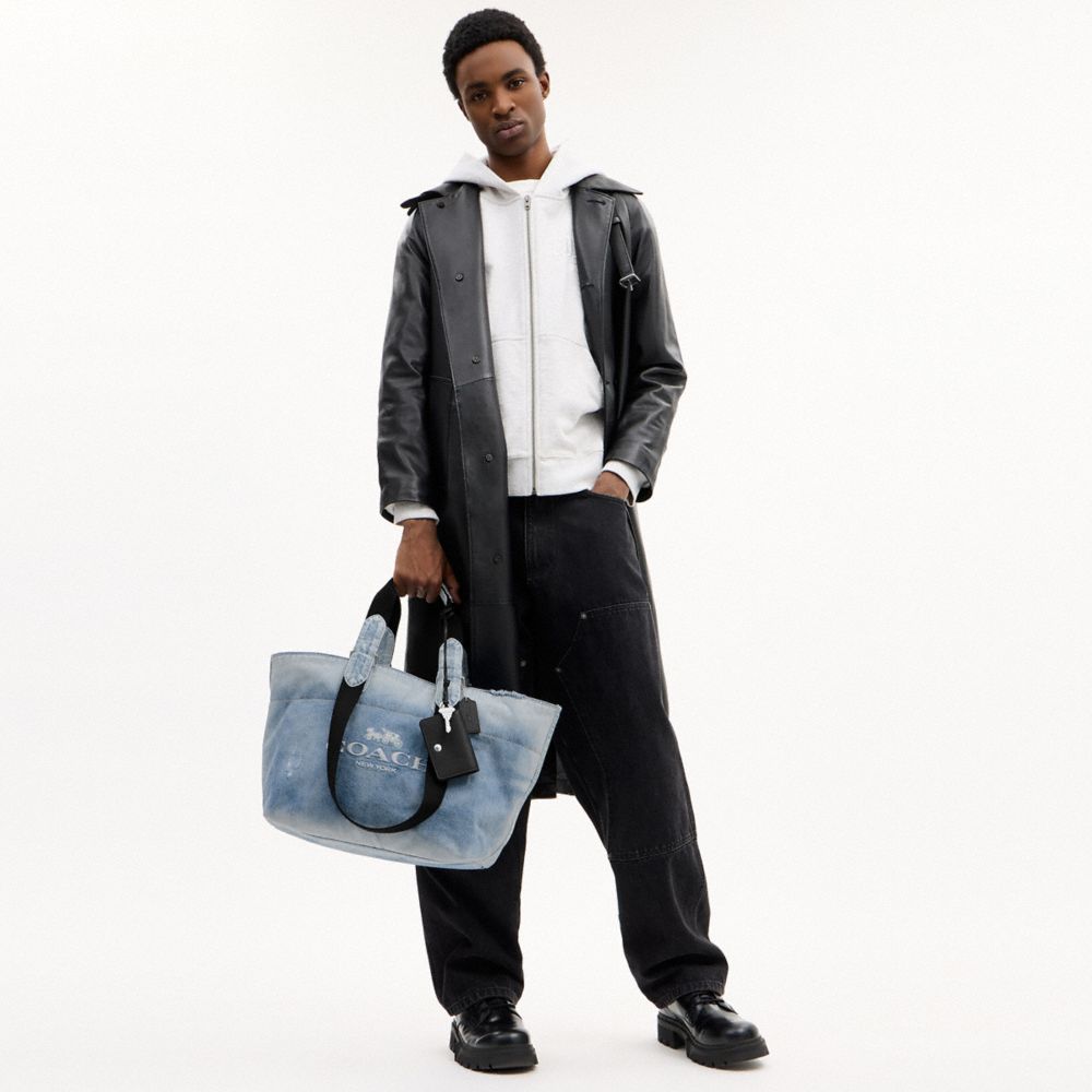 COACH®,Denim,Argent/Indigo Clair,Detail View