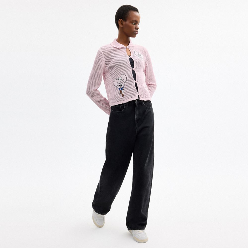Coach | Brain Dead Kachi Mouse Cardigan In Organic Cotton — фото 2